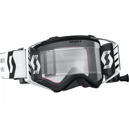 OCULOS SCOTT PROSPECT WFS - BRANCO / PRETO - LENTE CLARA 